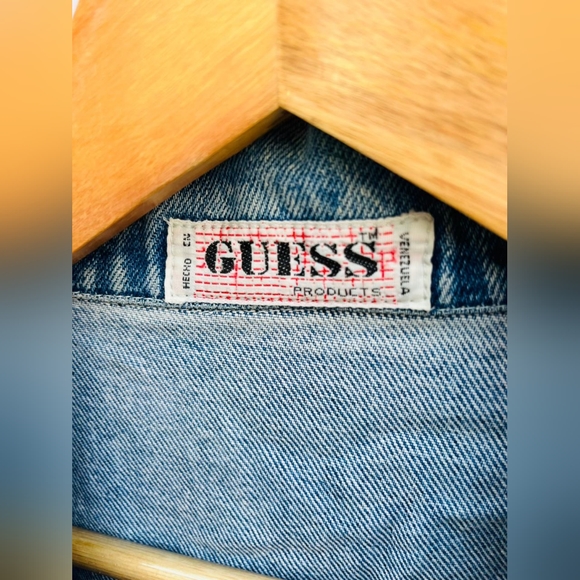 Guess Vintage Acid Wash Denim Jacket - Picture 9 of 13